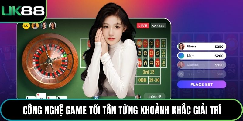 ông nghệ game tối tân từng khoảnh khắc giải trí