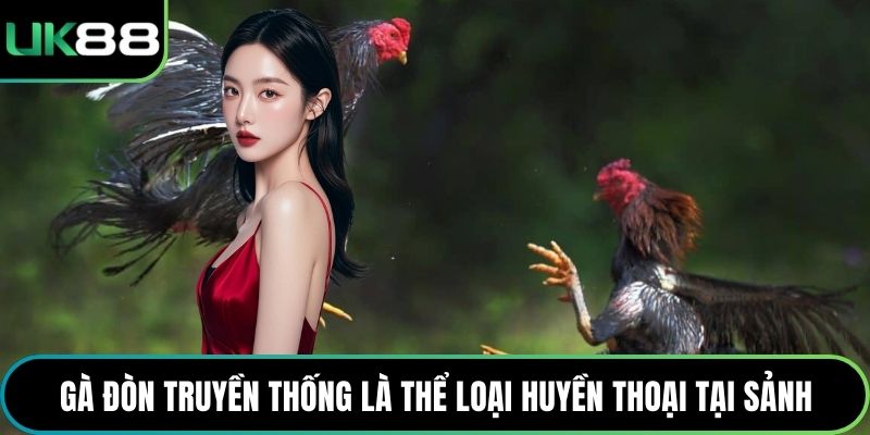 Gà đòn truyền thống là thể loại huyền thoại tại sảnh