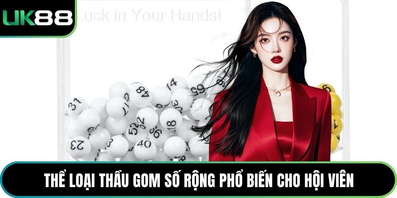 Thể loại thầu gom số rộng phổ biến cho hội viên